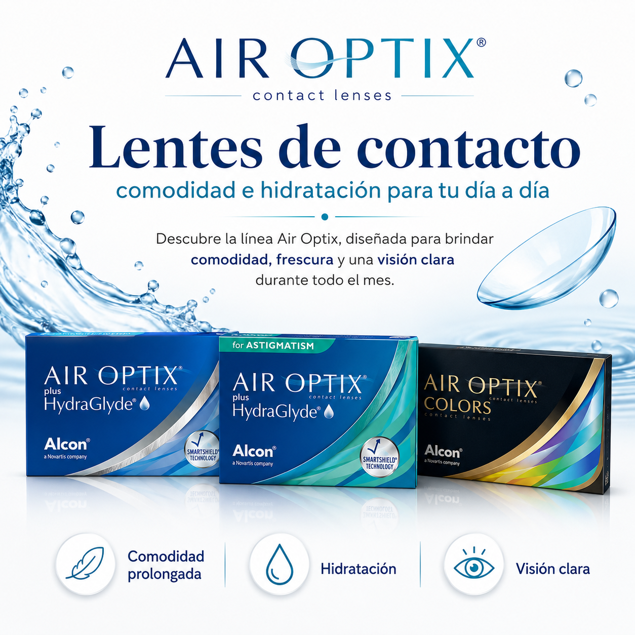 alcon lentes optix aqua