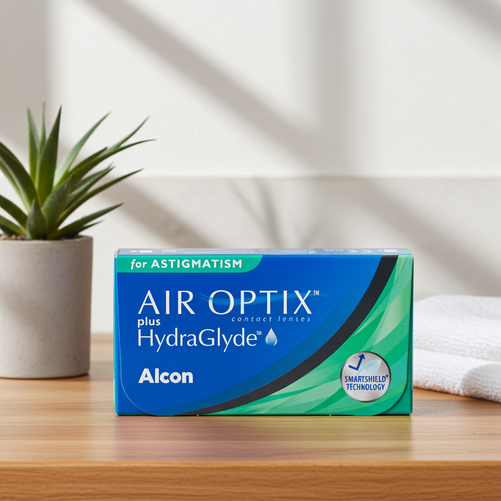 Air Optix Plus Hydraglyde Astigmatismo (6 Lentes de Contacto)