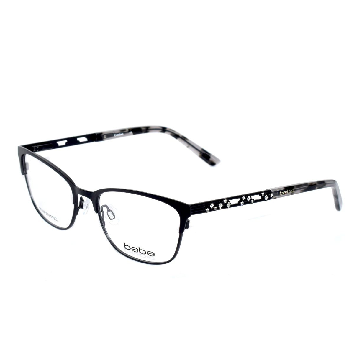 Lentes Oftálmicos Mujer BEBE Negr Rectangulares BEBE 5175-001