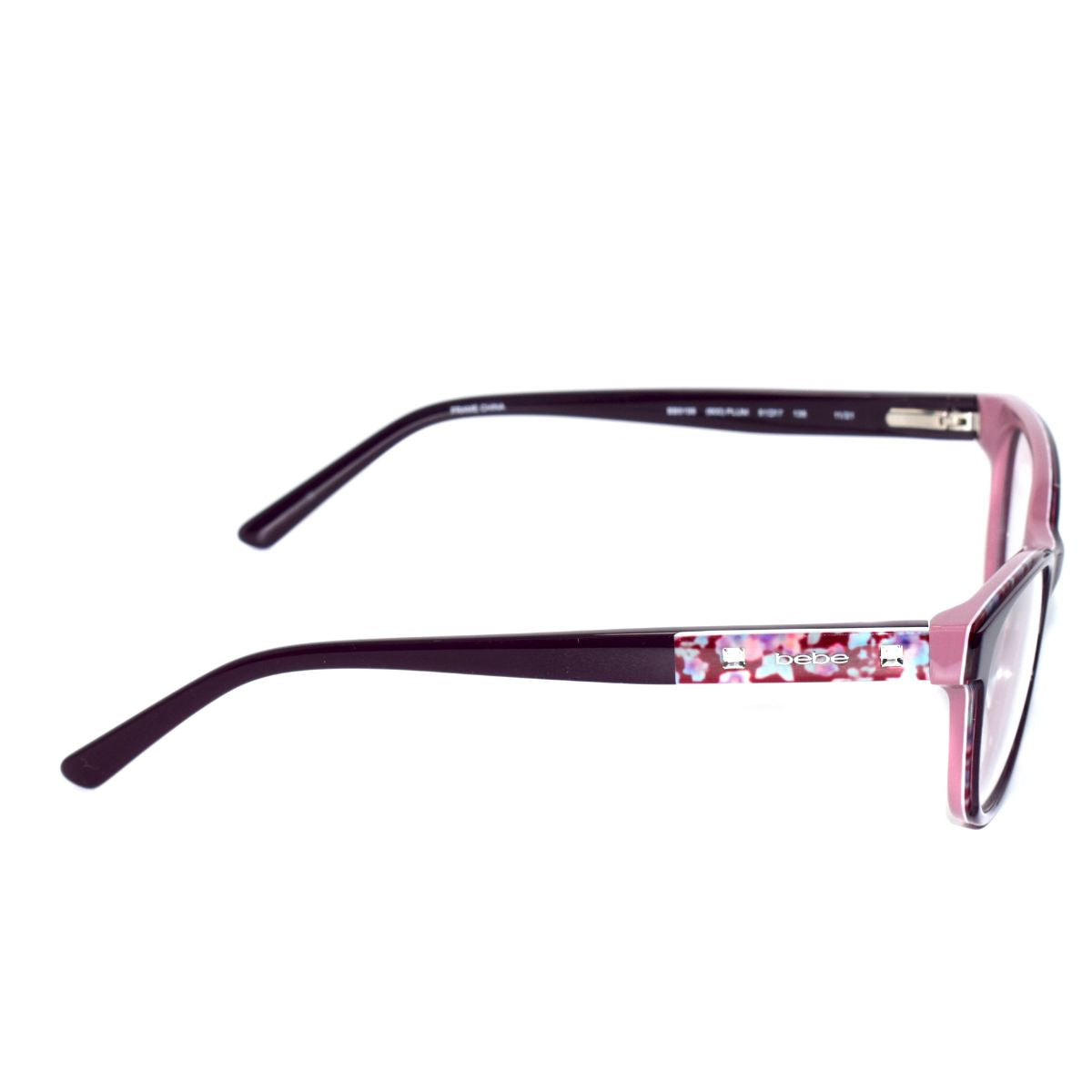 Lentes Oftálmicos Mujer BEBE Color: Púrpura Ojo de gato BEBE-5198-800 lateral