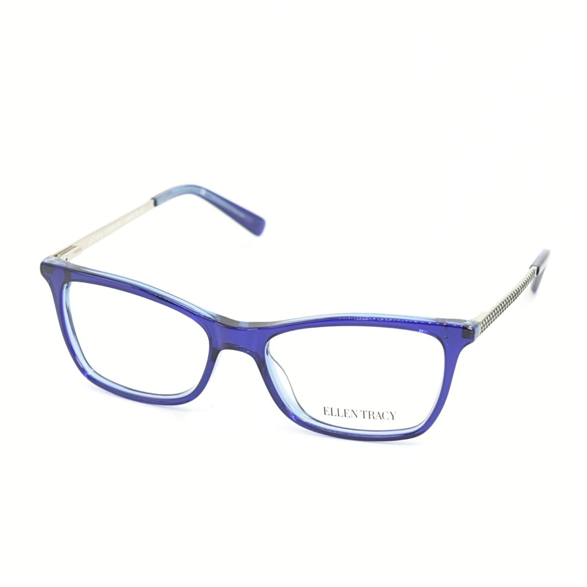 Lentes Oftálmicos para Mujer Marca: ELLEN TRACY Color: Azul Estilo: Rectangulares Modelo: ELLEN TRACY LAMIA-BL
