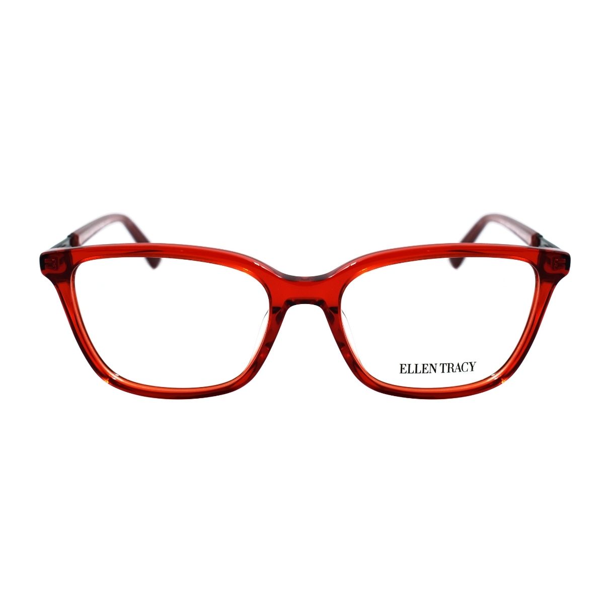 Lentes Oftálmicos para Mujer Marca: ELLEN TRACY Color: Rojo Estilo: Rectangulares Modelo: ELLEN TRACY MORELLA-RED frente