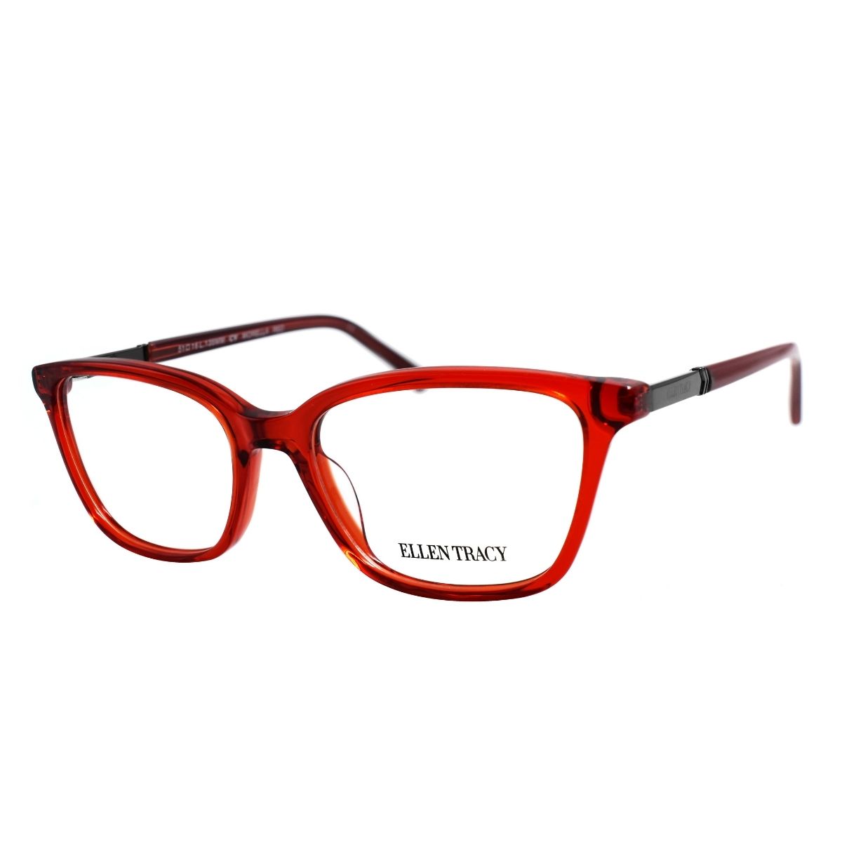 Lentes Oftálmicos para Mujer Marca: ELLEN TRACY Color: Rojo Estilo: Rectangulares Modelo: ELLEN TRACY MORELLA-RED