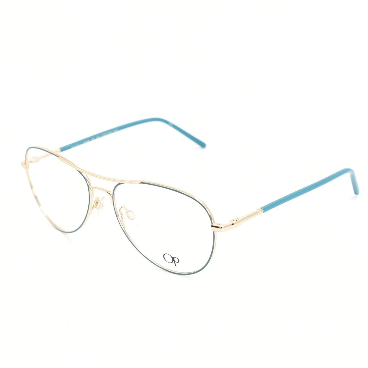 Lentes Oftálmicos para Mujer OCEAN PACIFIC Turquesa y Dorado Estilo Aviador SOLCATCHER-TEAL