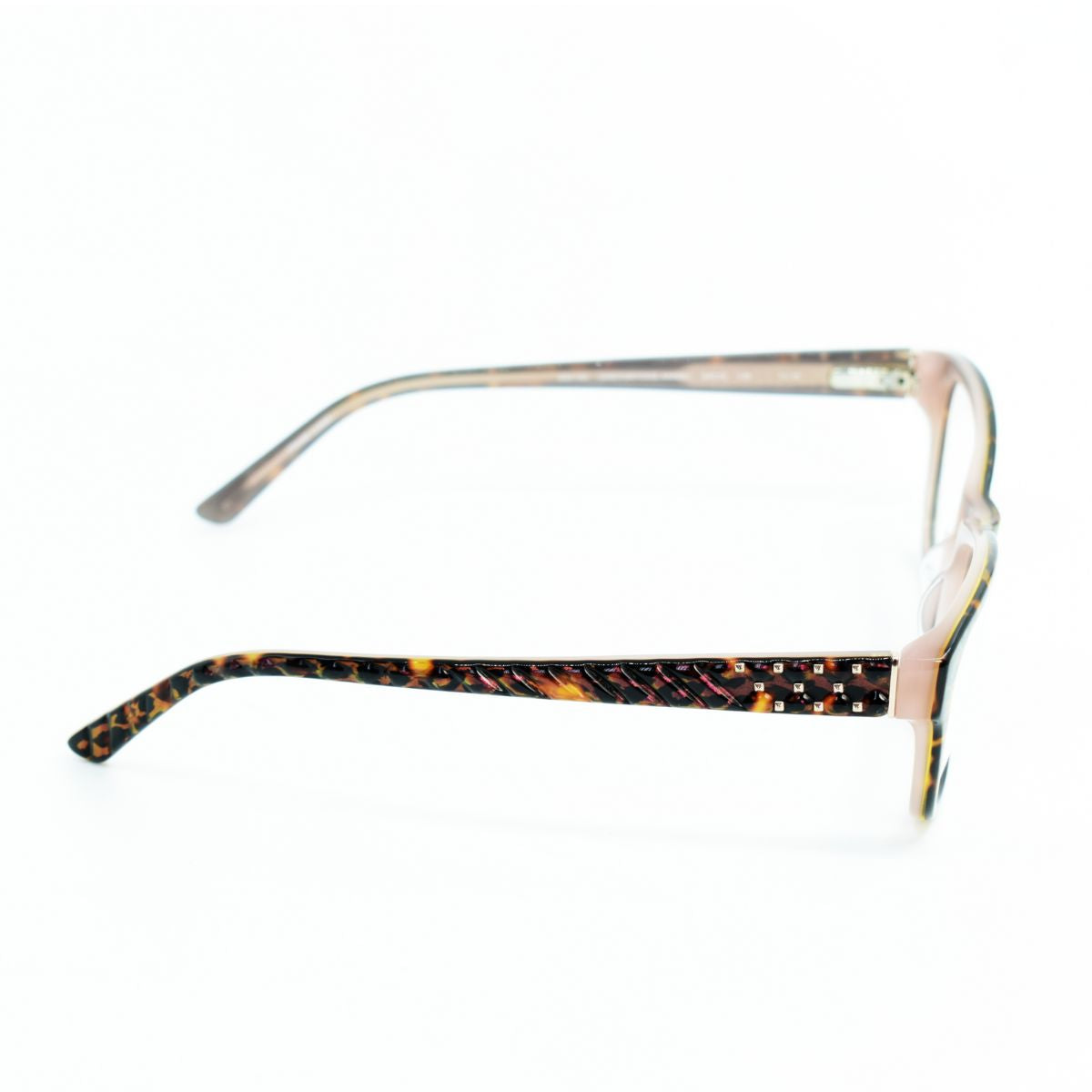 Lentes Oftálmicos Mujer BEBE Carey Rectangular BB-5160-200 lateral