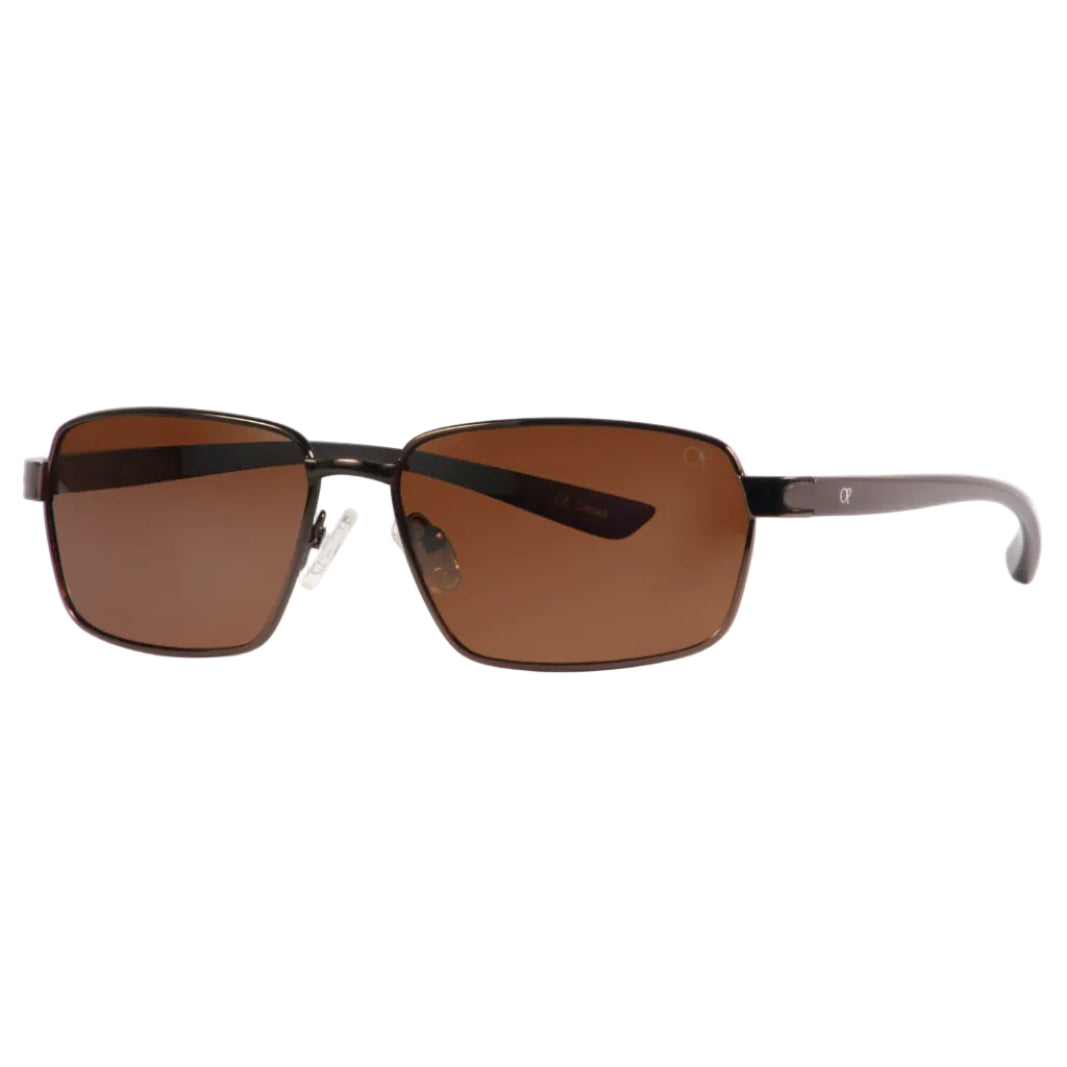 Lentes Sol Hombre Ocean Pacific Bronce Cuadrados OPMAUI222BR BRONZE BROWN