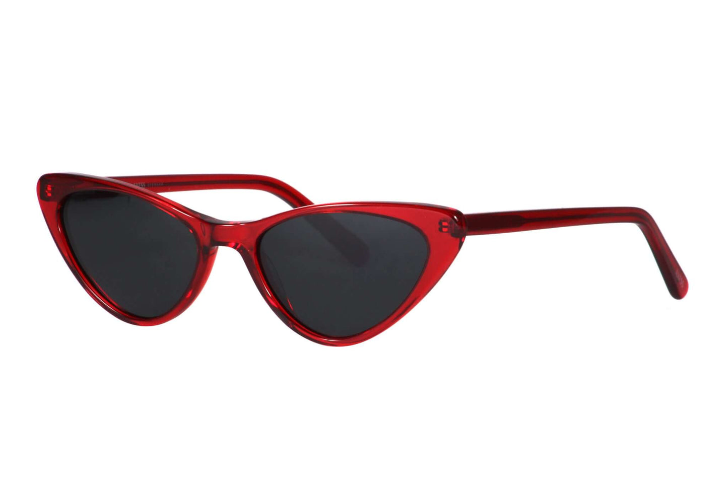 Lentes solares para mujer AXESS modelo 9050 Bella Cherry, color rojo, estilo gato.