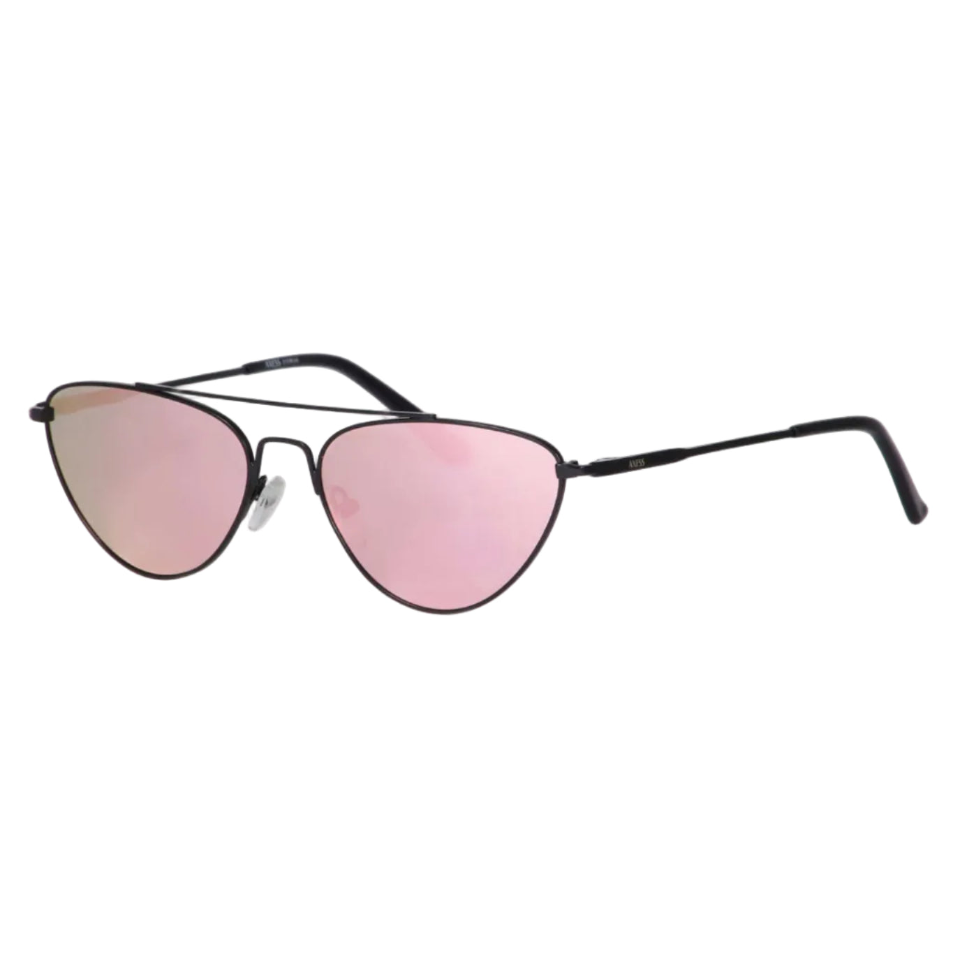 Lentes solares para mujer AXESS Gigi M. Black, aro completo estilo gato, color negro, modelo 9051.