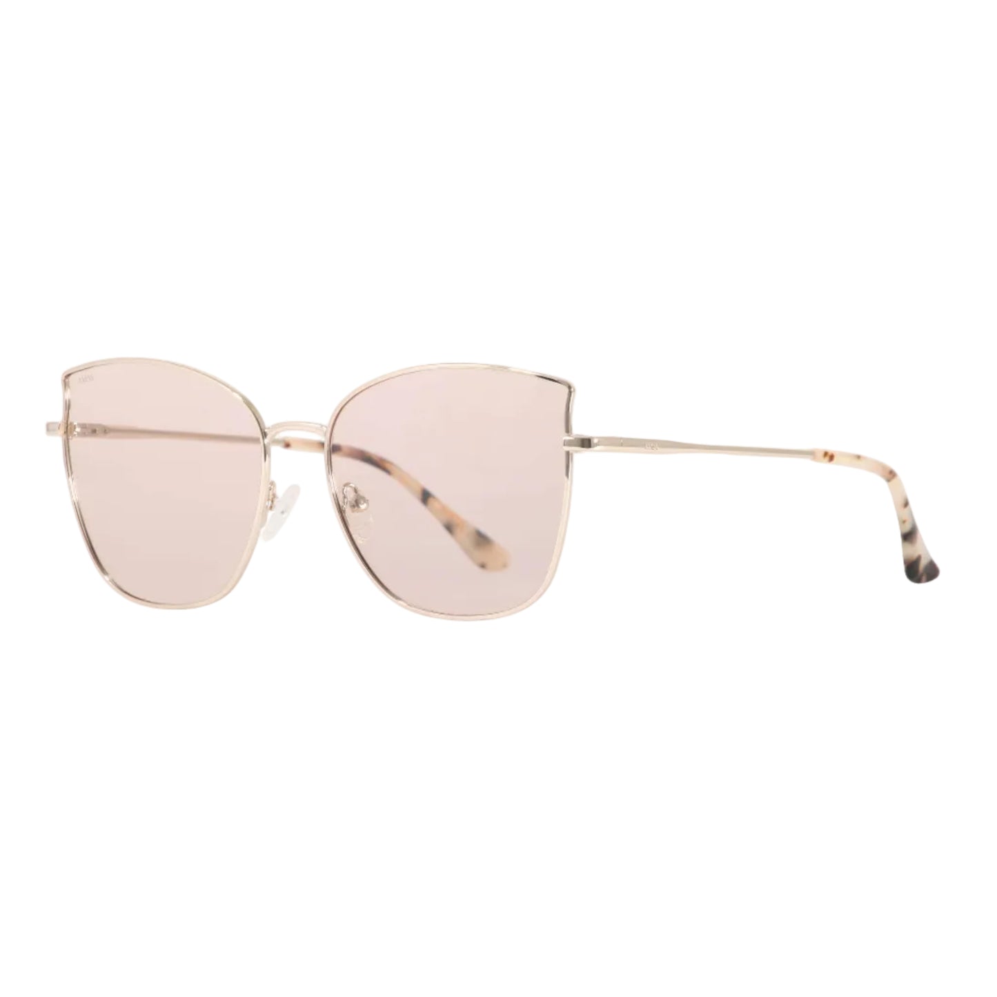 Lentes solares para mujer AXESS modelo 9064 ZOE L. GOLD CAMEL, armazón mariposa color amarillo.