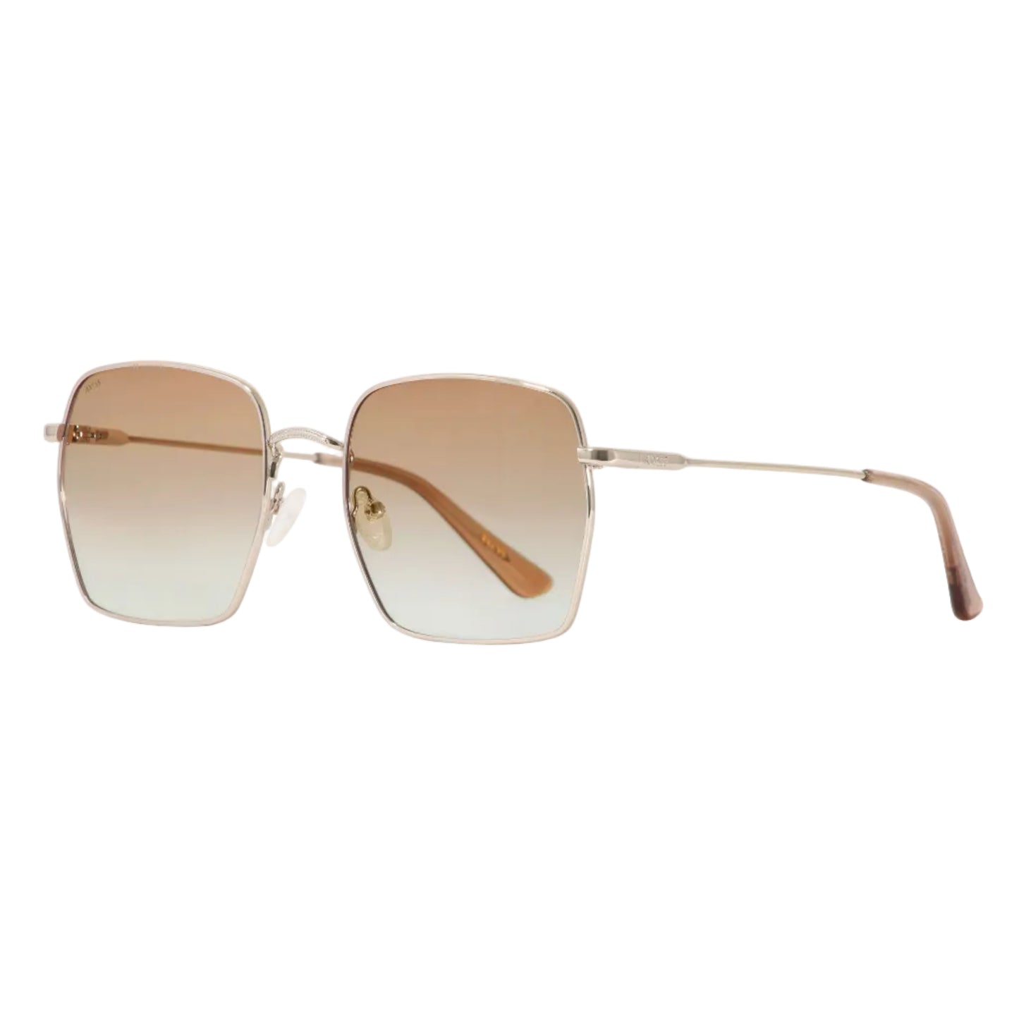 Lentes solares para mujer AXESS modelo 9069 ELI GOLD CAMEL, estilo cuadrado color amarillo, armazón completo, material metal.