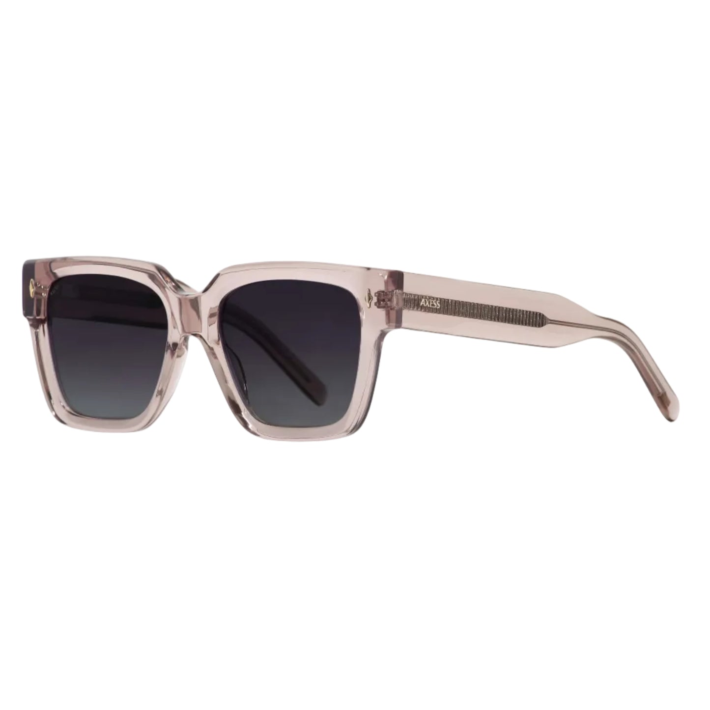 Lentes solares unisex AXESS modelo 9068 OLIVIER NUDE, armazón cuadrado en color nude, material acetato.