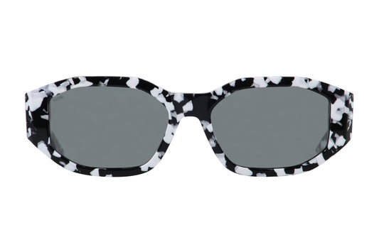 Lentes solares para mujer AXESS modelo 9061 Kendall Granite color demi estilo rectangular con armazón completo.