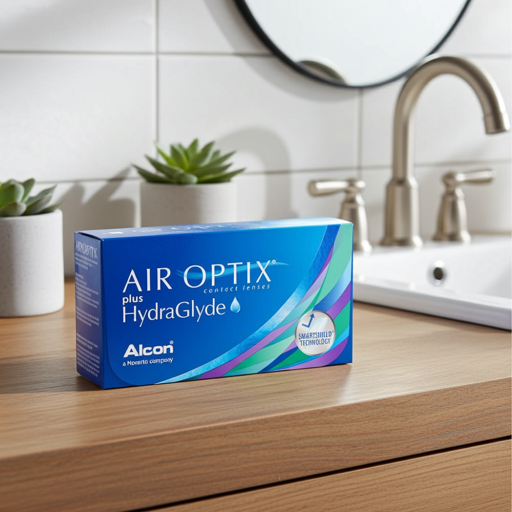 Air Optix Plus Hydraglyde (6 Lentes de Contacto)