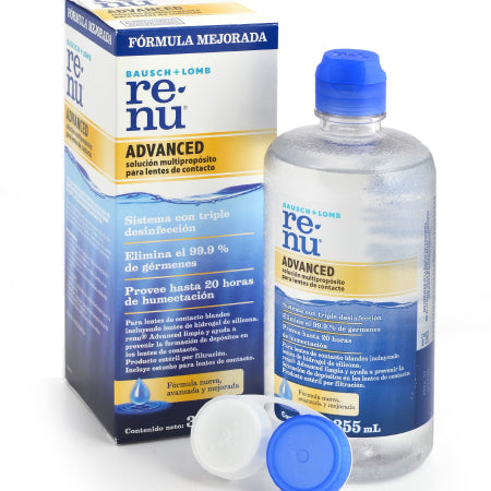 355 Ml Renu Liquido Para Lentes Solución Multipropósito Para