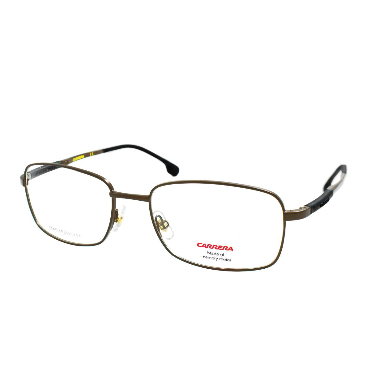 Lentes oftálmicos para hombre Carrera 8848-VZH marrón matte, aro completo, diseño moderno y deportivo.