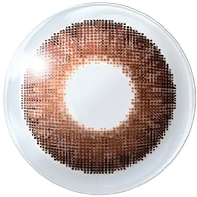 Lente de contacto Air Optix Colors Graduados color marrón, ideal para miopía e hipermetropía, marca Air Optix.