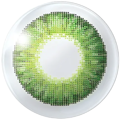 Lente de contacto Air Optix Colors Neutros, color verde natural, marca Air Optix, duración mensual.