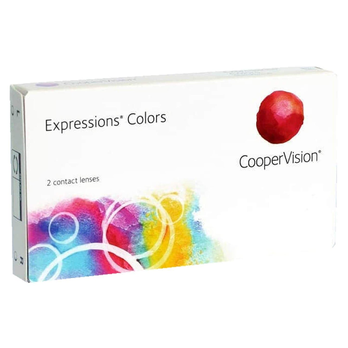 Lentes de contacto Expressions Colors de CooperVision, 2 lentes, desechables mensuales para mejorar el estilo personal.