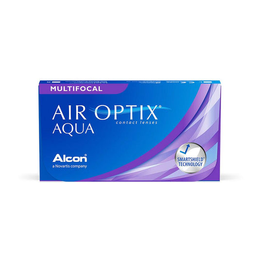 Air Optix Aqua Multifocal (6 Lentes de Contacto). Reemplazo mensual. 