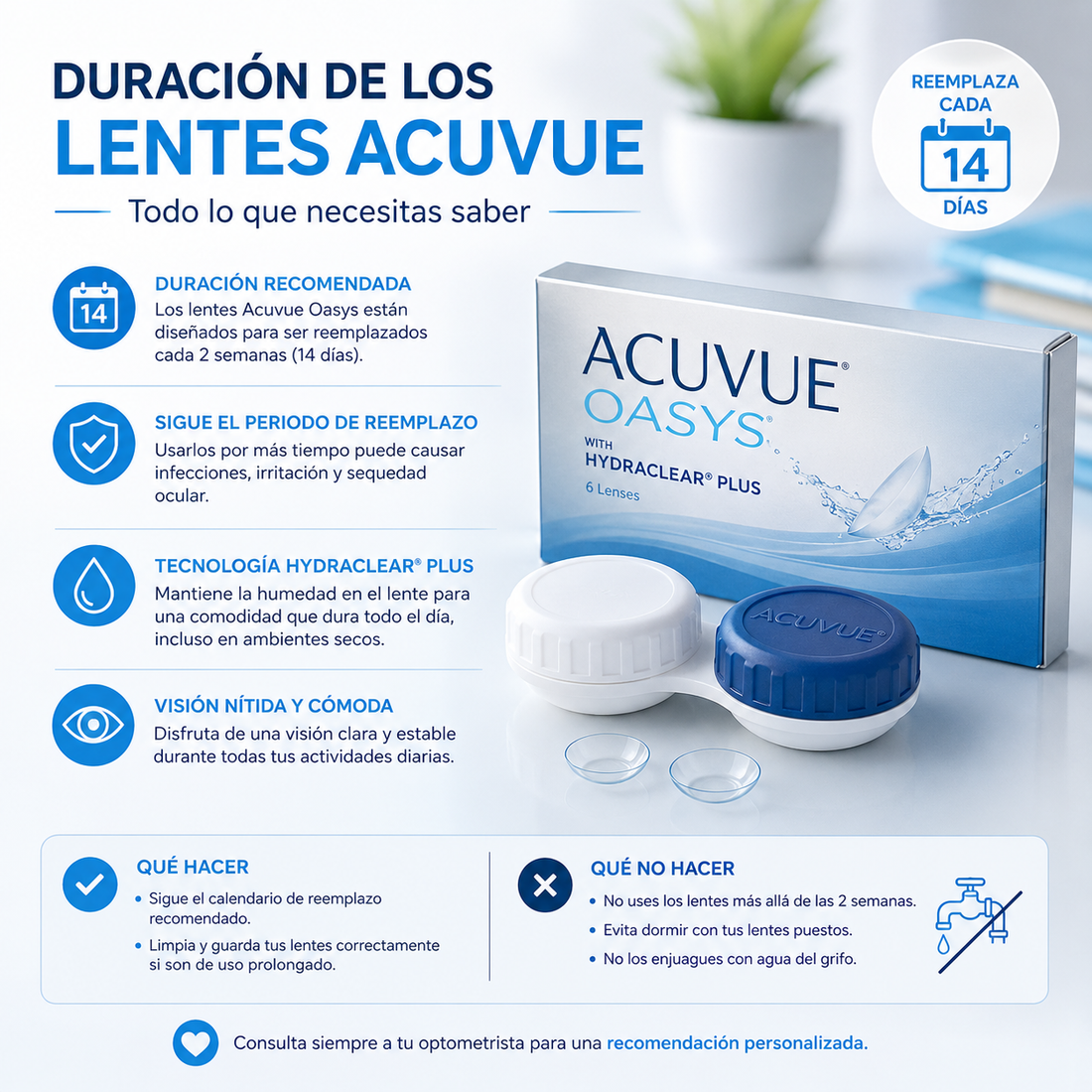 Duración de los Lentes Acuvue: Todo lo que Necesitas Saber
