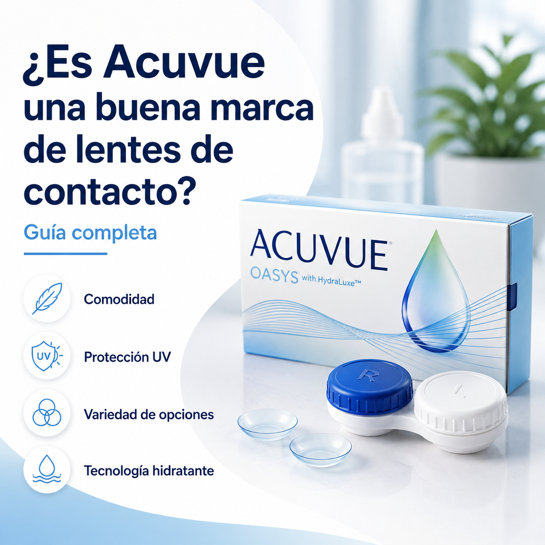 ¿Es Acuvue una buena marca de lentes de contacto?