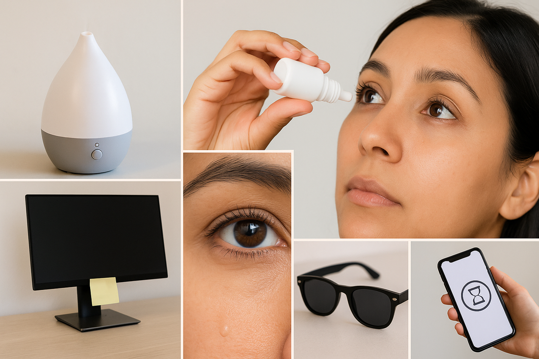 Tips para Ojos Secos y Lentes de Contacto