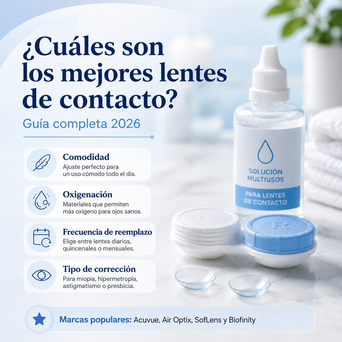 Los Mejores Lentes de Contacto para Ti: Guía Completa 2026-2027