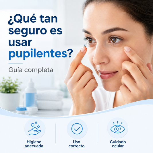 ¿Qué tan seguro es usar pupilentes? Guía completa