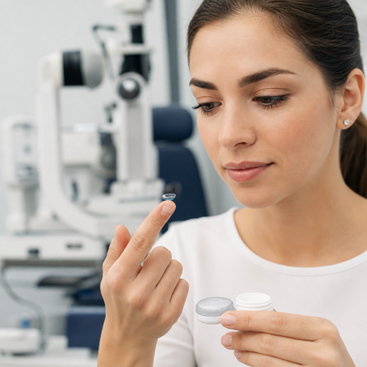 ¿Se puede corregir la miopía con lentes de contacto?