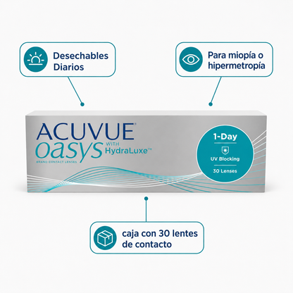 Acuvue Oasys 1-Day (30 Lentes de Contacto)