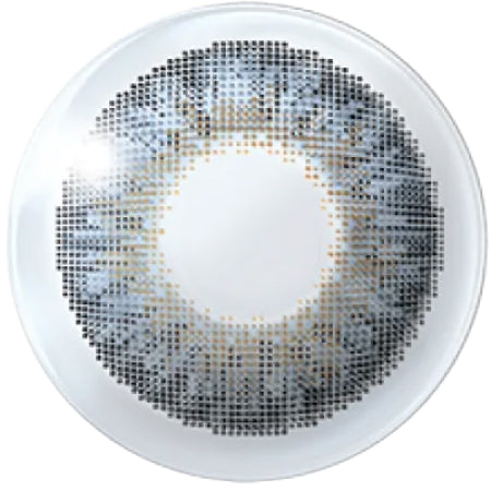 Air Optix Colors Graduados contact lens showcasing a unique color pattern, enhancing vision with style and comfort.