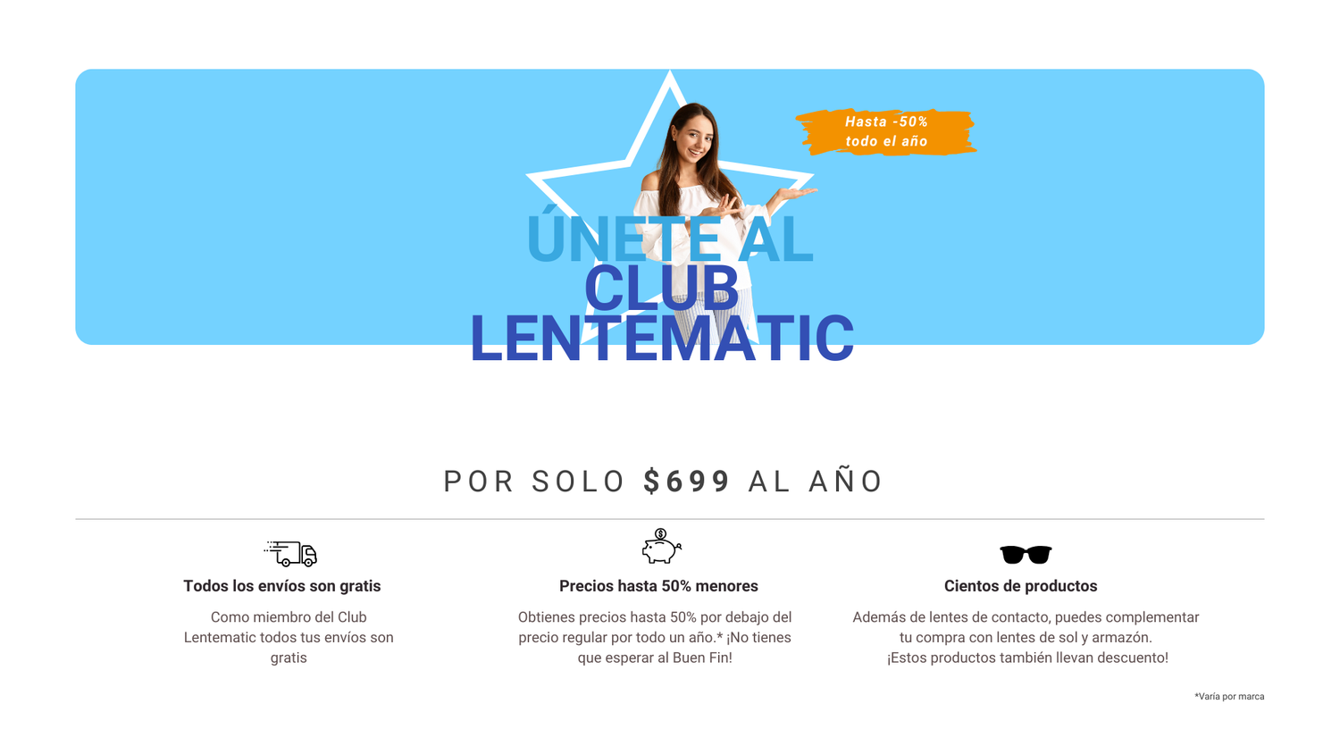 Club Lentematic Lentes de Contacto Hero