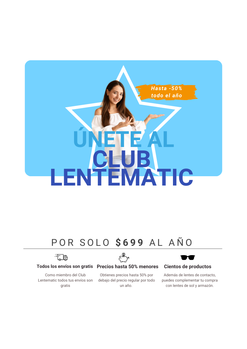 Club Lentematic Lentes de Contacto Hero Mobile