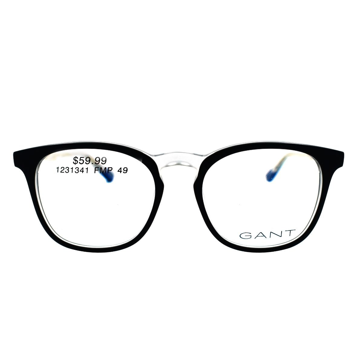 Lentes Oftálmicos para Hombre Marca GANT Negro Cuadrados Modelo GANT 3164-005 frente