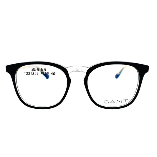 Lentes Oftálmicos para Hombre Marca GANT Negro Cuadrados Modelo GANT 3164-005 frente