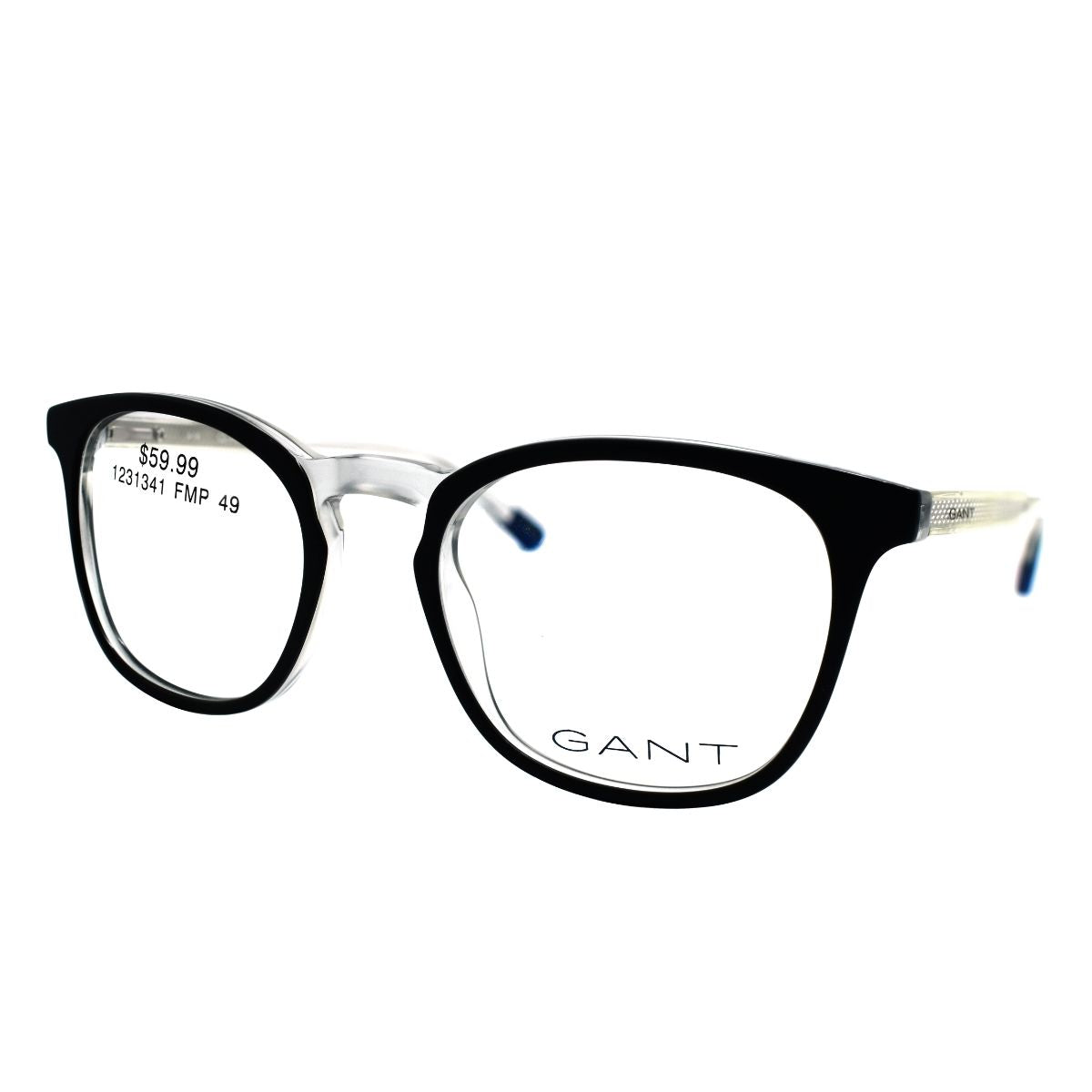 Lentes Oftálmicos para Hombre Marca GANT Negro Cuadrados Modelo GANT 3164-005