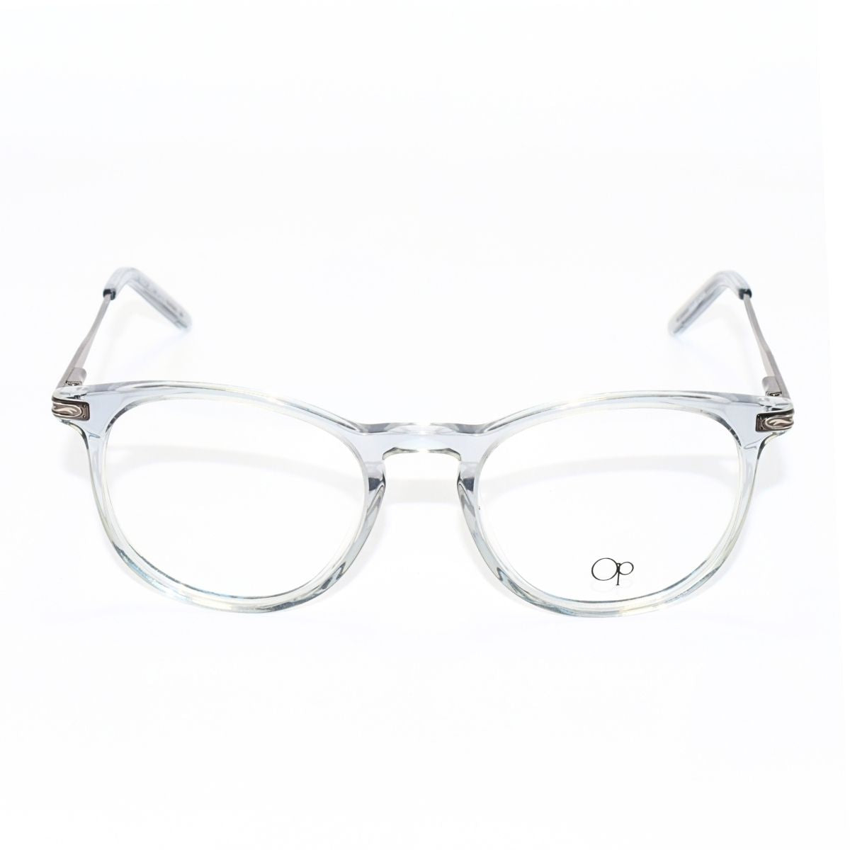 Lentes Oftálmicos para Hombre Marca: OCEAN PACIFIC Color: Gris Transparente Estilo: Redondos Modelo: OCEAN PACIFIC COREY-GRY/CRS frente