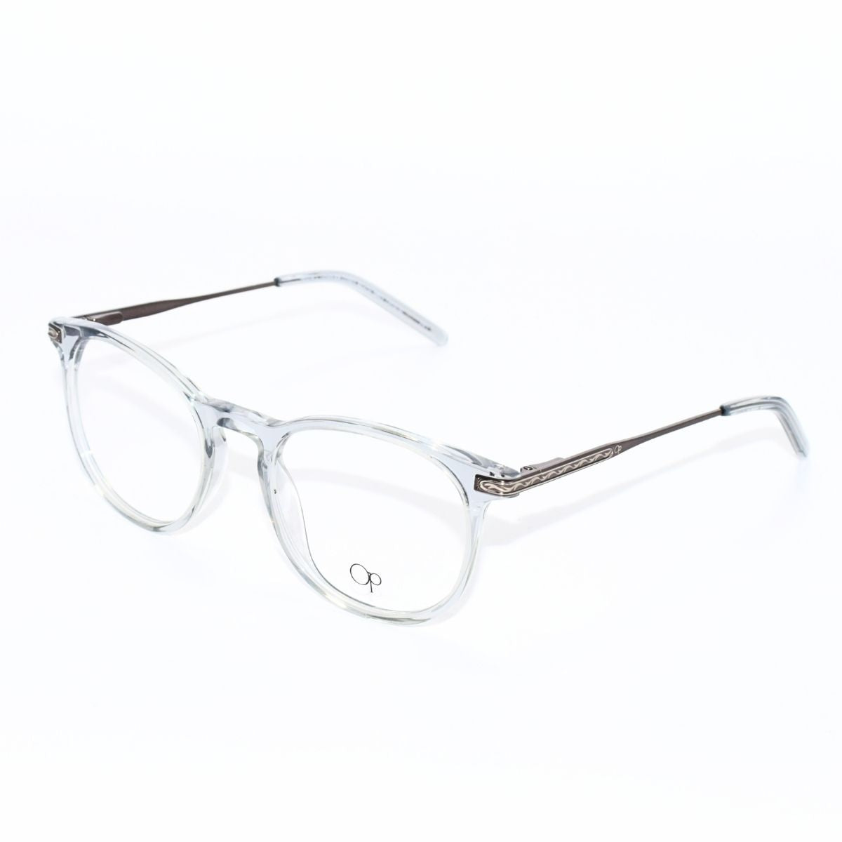 Lentes Oftálmicos Hombre Ocean Pacific Gris Transparente Redondos COREY ...