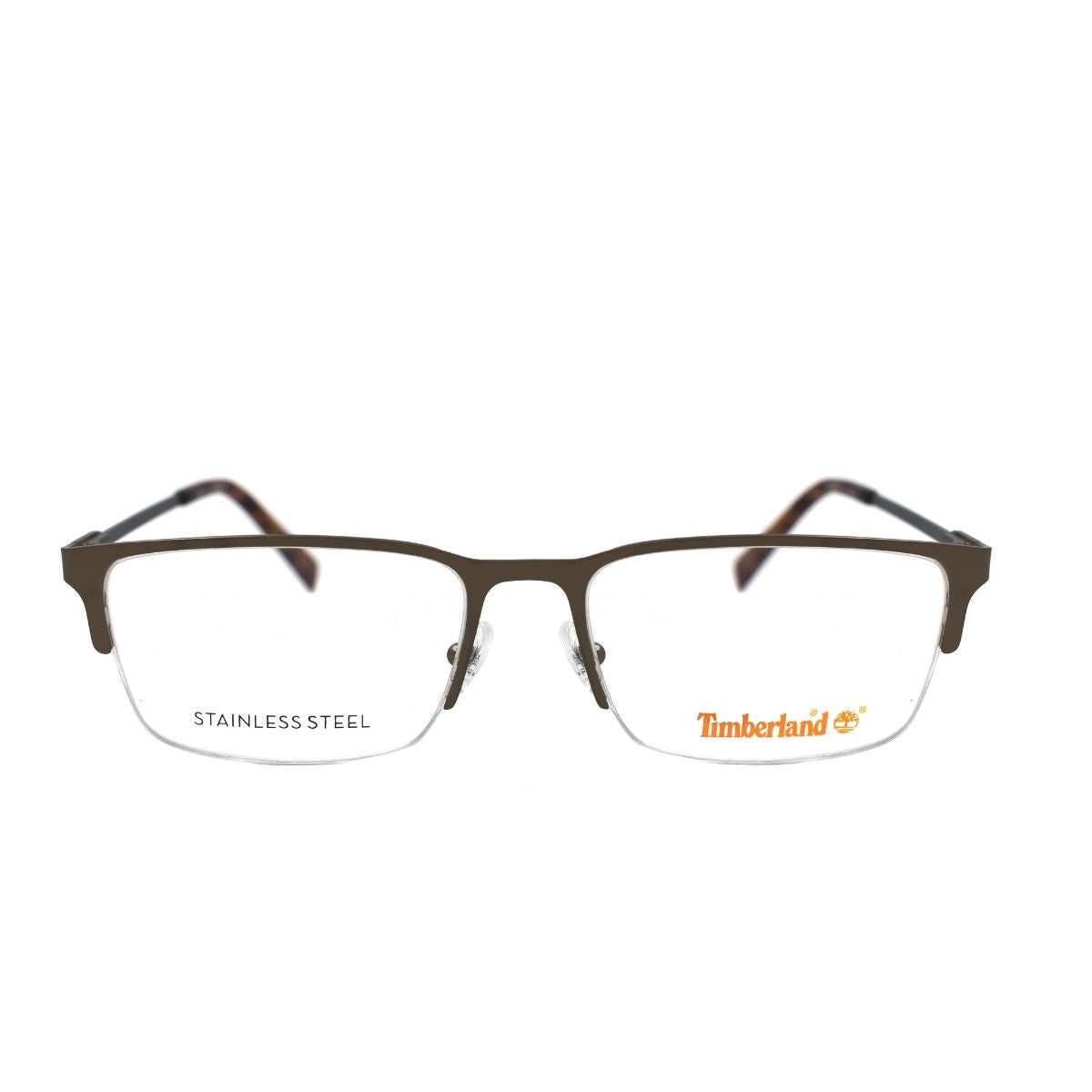 Lentes Oftálmicos Hombre TIMBERLAND Marrón Rectangulares 1799-013 frente