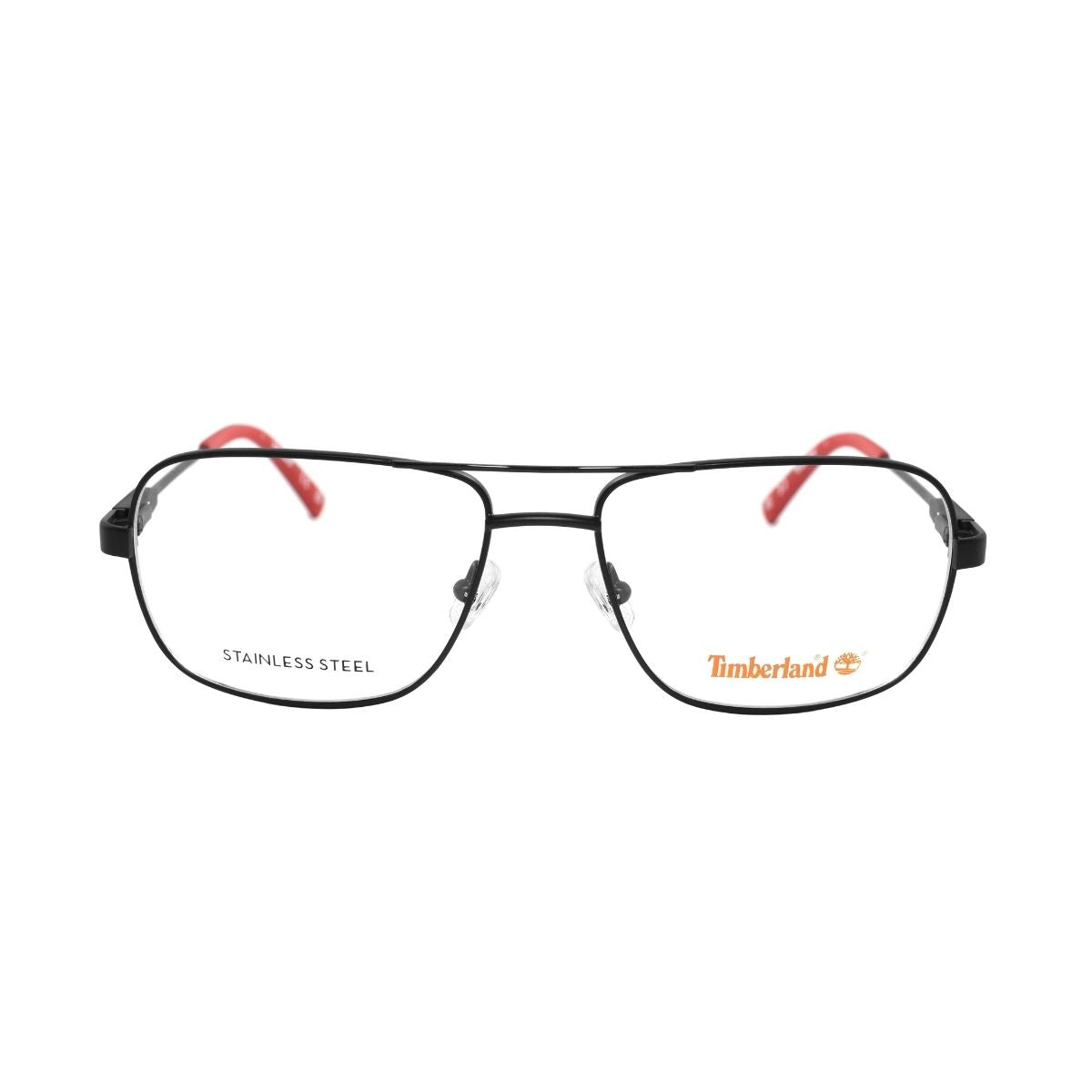 Lentes Oftálmicos Hombre TIMBERLAND Negro Rectangular 1676-002 frente