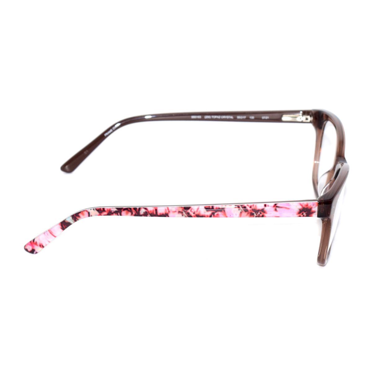Lentes Oftálmicos para Mujer BEBE Marrón y Rosa Rectangulares BEBE 5163-200 lateral