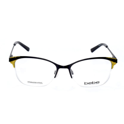 Lentes Oftálmicos para Mujer Marca: BEBE Color: Negro Estilo: Ojo de gato Modelo: BEBE 5204-001 frente