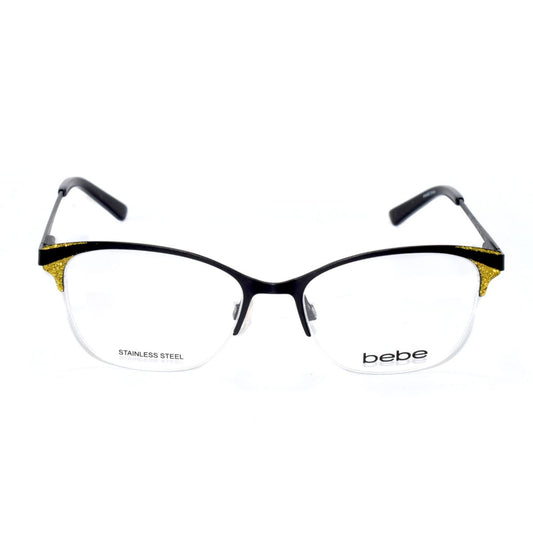 Lentes Oftálmicos para Mujer Marca: BEBE Color: Negro Estilo: Ojo de gato Modelo: BEBE 5204-001 frente