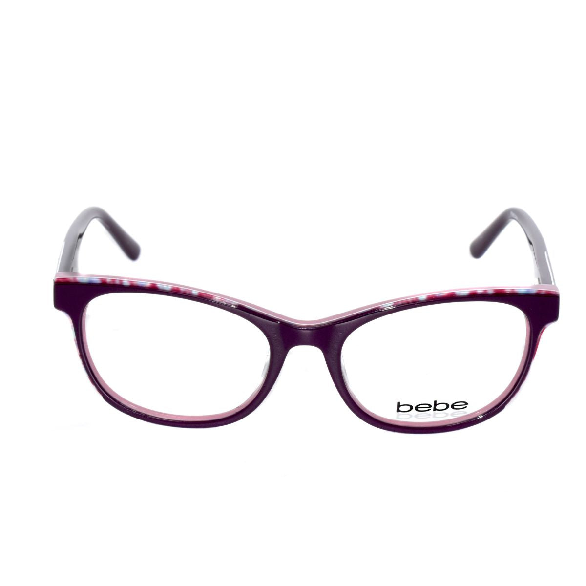 Lentes Oftálmicos para Mujer Marca: BEBE Color: Púrpura Estilo: Ojo de gato Modelo: BEBE 5198-800 frente