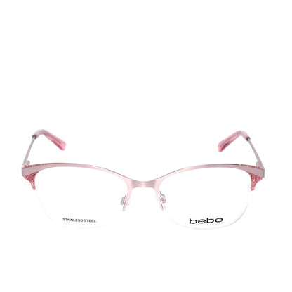 Lentes Oftálmicos para Mujer Marca: BEBE Color: Rosa Estilo: Ojo de gato Modelo: BEBE 5204-770 frente