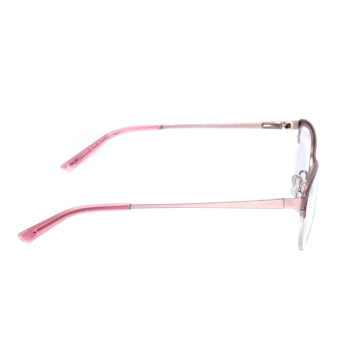 Lentes Oftálmicos para Mujer Marca: BEBE Color: Rosa Estilo: Ojo de gato Modelo: BEBE 5204-770 lateral