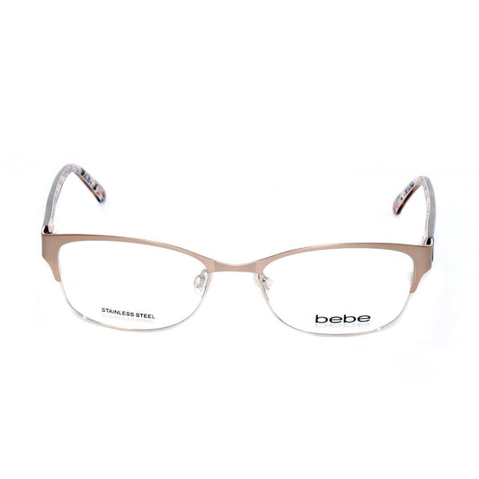 Lentes Oftálmicos para Mujer Marca: BEBE Color: Rosa y Carey Estilo: Ojo de gato Modelo: BB-5185-200 frente