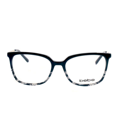 Lentes Oftálmicos para Mujer Marca: BEBE Color: Negro Estilo: Cuadrados Modelo: BEBE 5197-001 frente