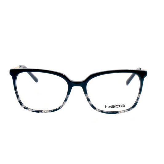 Lentes Oftálmicos para Mujer Marca: BEBE Color: Negro Estilo: Cuadrados Modelo: BEBE 5197-001 frente