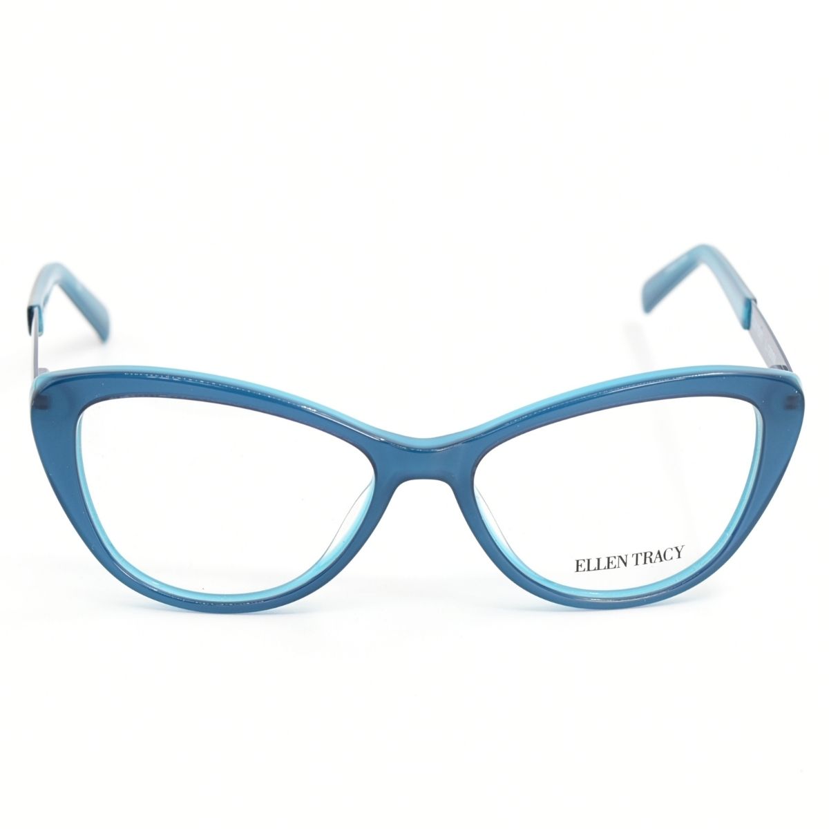 Lentes Oftálmicos para Mujer Marca: ELLEN TRACY Color: Azul Estilo: Ojo de gato Modelo: ELLEN TRACY PADUA-BL frente